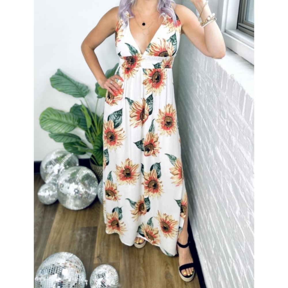 Sunflower Maxi Dress